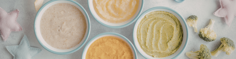 Texturas e consistências: o que oferecer primeiro