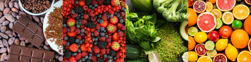 Principais alimentos ricos em flavonoides